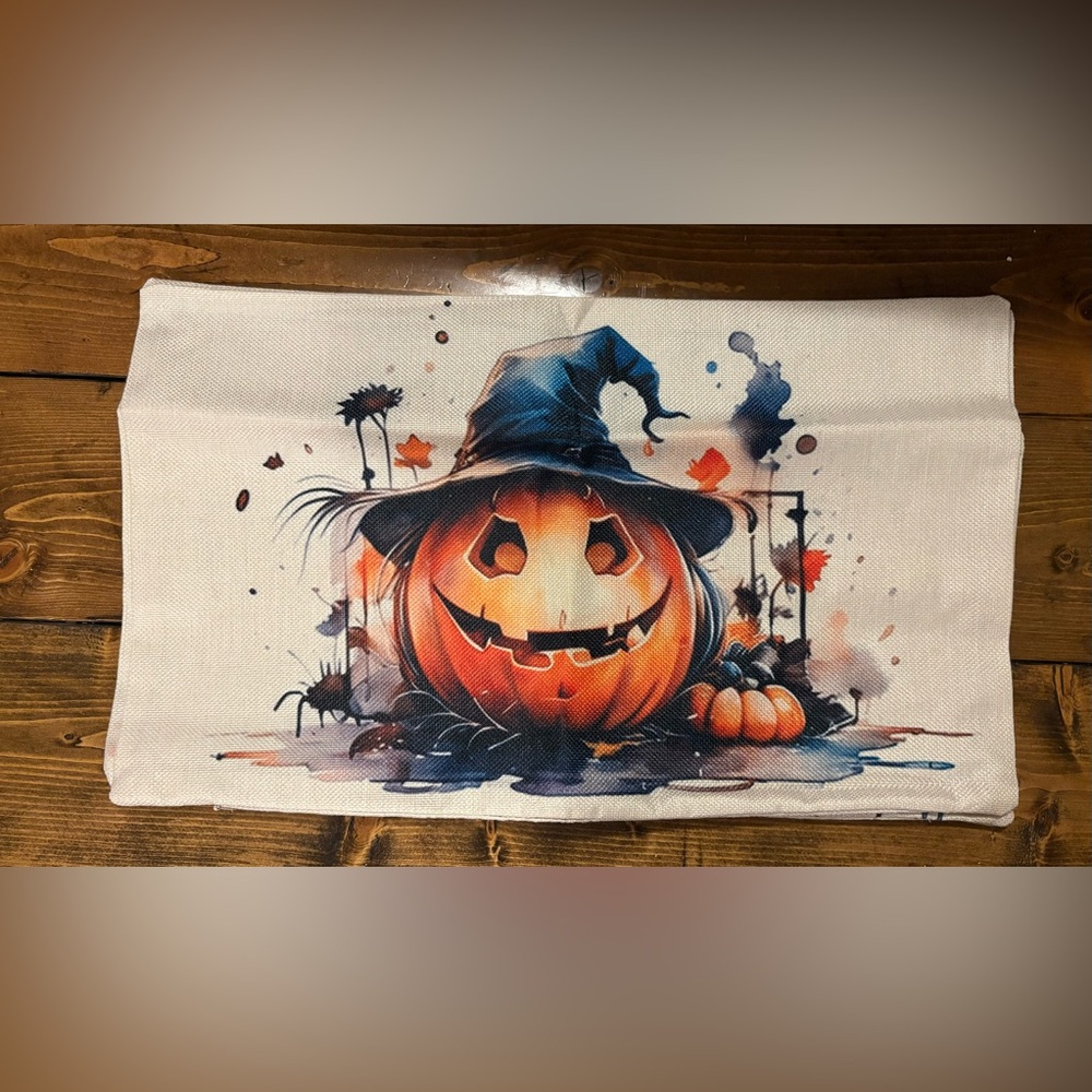 Halloween Themed Reversible Pillow Cases